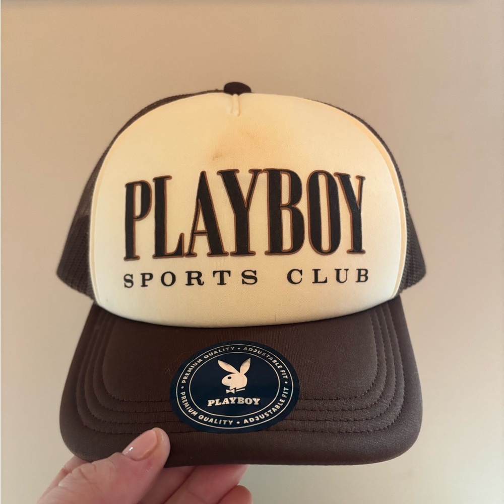 Playboy Brown Trucker Hat